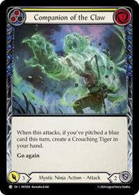 Companion of the Claw (Yellow) Rainbow Foil