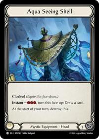 Aqua Seeing Shell Cold Foil