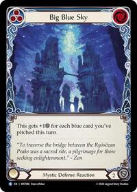 Big Blue Sky Rainbow Foil