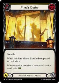 Mind's Desire (Yellow) Rainbow Foil