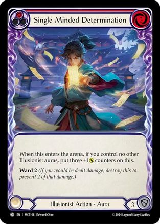 Single Minded Determination (Red) (MST146) - Part the Mistveil