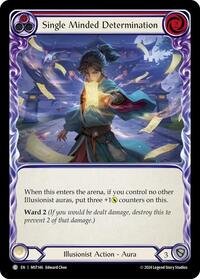 Single Minded Determination (Red) Rainbow Foil