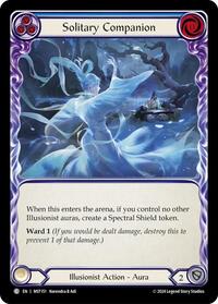Solitary Companion (Blue) Rainbow Foil