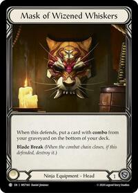 Mask of Wizened Whiskers Cold Foil