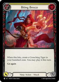 Biting Breeze (Yellow) Rainbow Foil