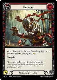 Untamed (Red) Rainbow Foil