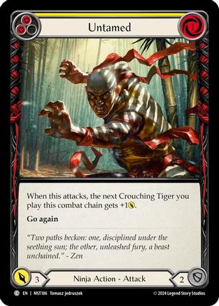 Untamed (Yellow) (MST186) - Part the Mistveil Rainbow Foil