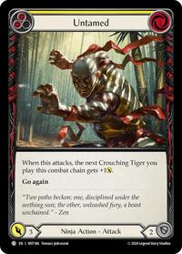 Untamed (Yellow) Rainbow Foil