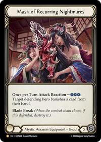 Mask of Recurring Nightmares Rainbow Foil