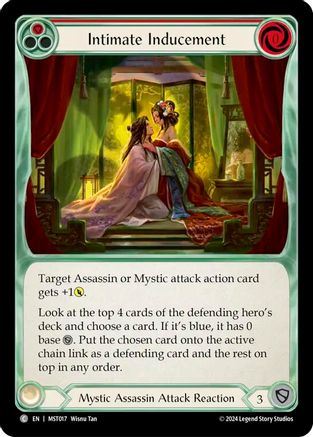 Intimate Inducement (Red) (MST017) - Part the Mistveil Rainbow Foil