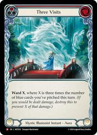 Three Visits Rainbow Foil