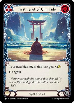 First Tenet of Chi: Tide (MST093) - Part the Mistveil Rainbow Foil