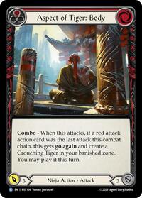 Aspect of Tiger: Body Rainbow Foil