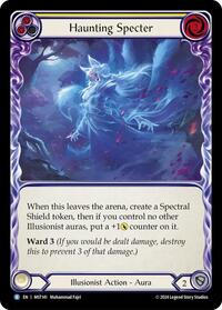 Haunting Specter (Yellow) Rainbow Foil