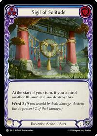 Sigil of Solitude (Blue) Rainbow Foil