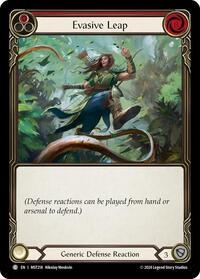 Evasive Leap (Red) Rainbow Foil