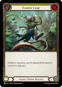 Evasive Leap (Yellow) Rainbow Foil