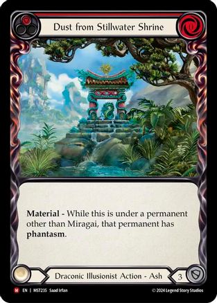 Dust from Stillwater Shrine (MST235) - Part the Mistveil Rainbow Foil