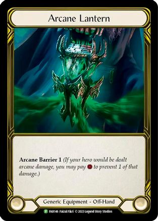 Arcane Lantern (Golden) - FAB146 (FAB146) - Flesh and Blood: Promo Cards Cold Foil