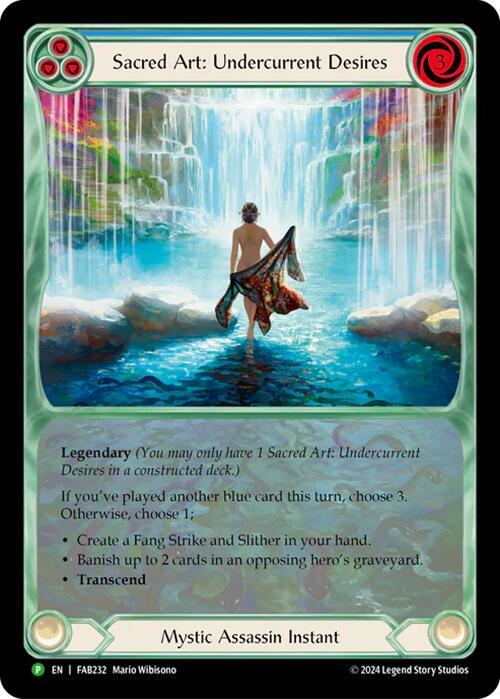 Sacred Art: Undercurrent Desires Rainbow Foil Promo