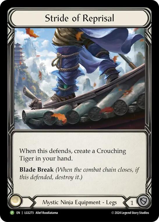 Stride of Reprisal Rainbow Foil Promo