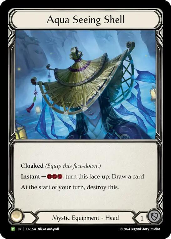 Aqua Seeing Shell Rainbow Foil Promo