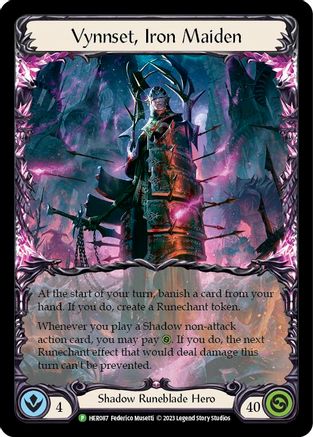 Vynnset, Iron Maiden - HER087 (HER087) - Flesh and Blood: Promo Cards Cold Foil