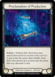 Proclamation of Production - JDG019 (JDG019)  Cold Foil
