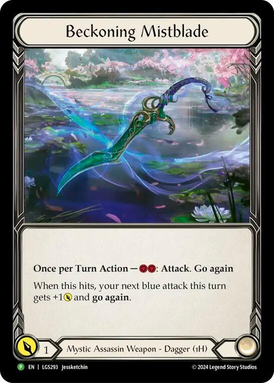 Beckoning Mistblade Cold Foil Promo