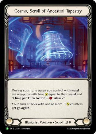 Cosmo, Scroll of Ancestral Tapestry - LGS291 (LGS291) - Flesh and Blood: Promo Cards Rainbow Foil