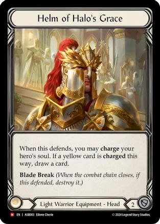 Helm of Halo's Grace (ASB003) - Armory Deck: Boltyn Rainbow Foil