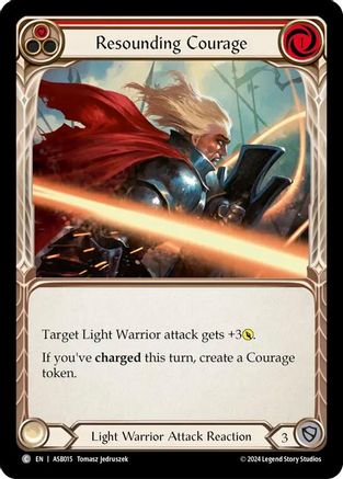 Resounding Courage (Red) (ASB015) - Armory Deck: Boltyn