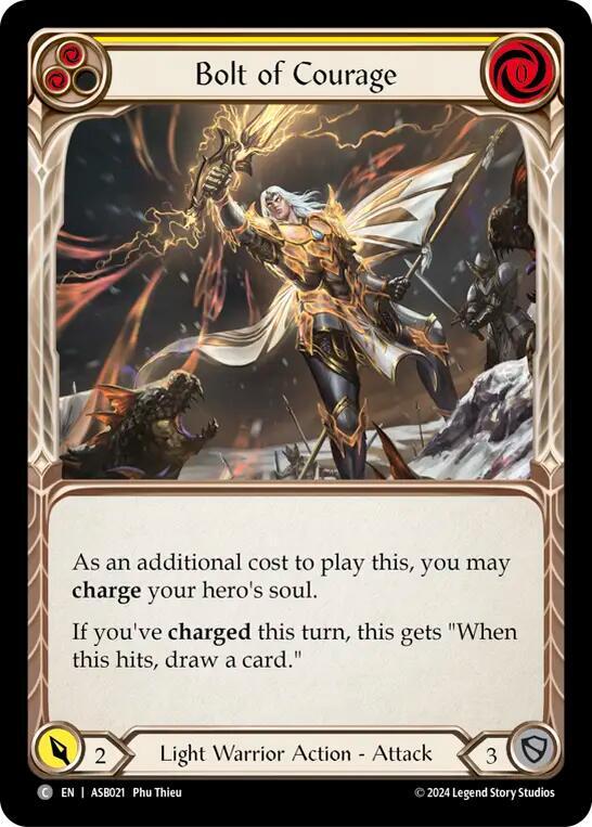 Bolt of Courage (Yellow) Armory Deck