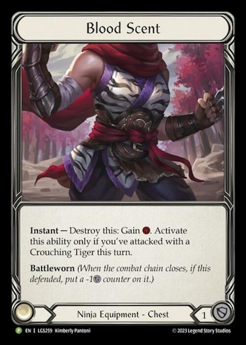 Blood Scent Cold Foil Promo