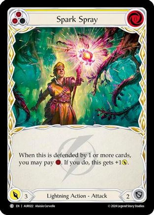 Spark Spray (Yellow) (AUR022) - 1st Strike