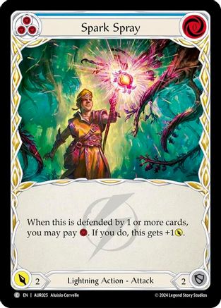 Spark Spray (Blue) (AUR025) - 1st Strike