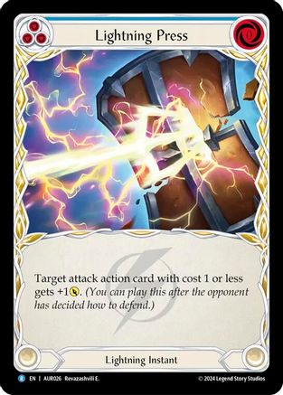 Lightning Press (AUR026) - 1st Strike