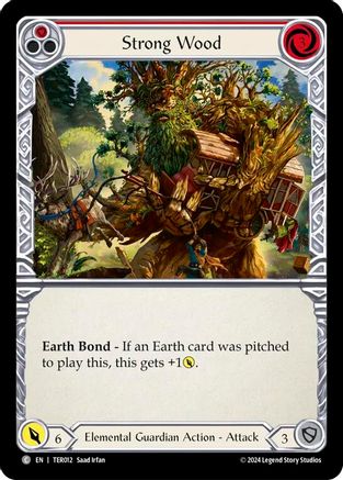 Strong Wood (Red) (TER012) - 1st Strike