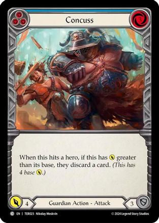 Concuss (Blue) (TER023) - 1st Strike