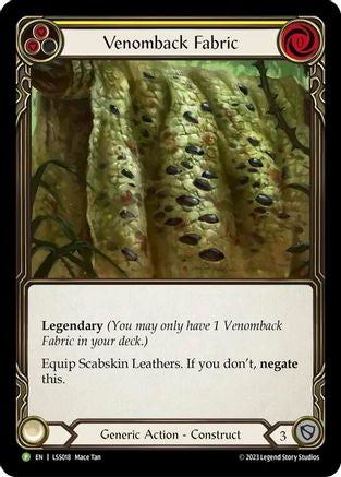 Venomback Fabric - LSS018 (LSS018) - Flesh and Blood: Promo Cards Cold Foil