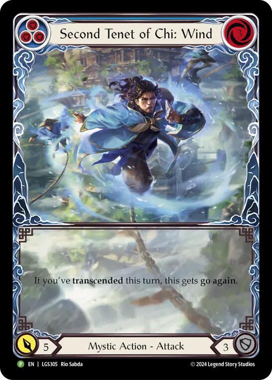 Second Tenet of Chi: Wind Rainbow Foil Promo