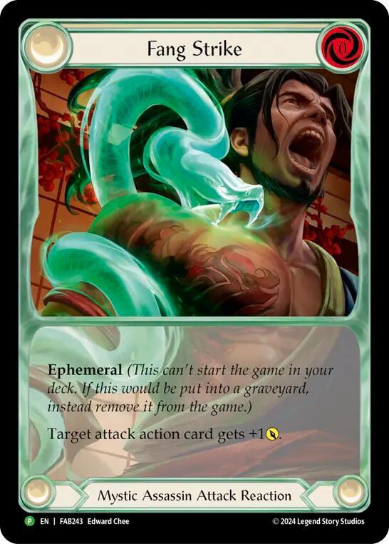 Fang Strike Cold Foil Promo