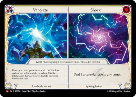 Vaporize // Shock (ROS011) - Rosetta Rainbow Foil