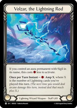 Volzar, the Lightning Rod (ROS021) - Rosetta Cold Foil