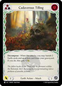 Cadaverous Tilling (Yellow) Rainbow Foil