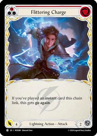 Flittering Charge (Red) (ROS089) - Rosetta Rainbow Foil