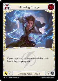 Flittering Charge (Yellow) Rainbow Foil