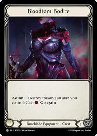 Bloodtorn Bodice Cold Foil