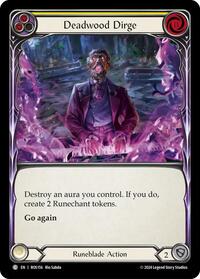 Deadwood Dirge (Yellow) Rainbow Foil