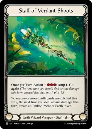 Staff of Verdant Shoots (ROS015) - Rosetta Cold Foil